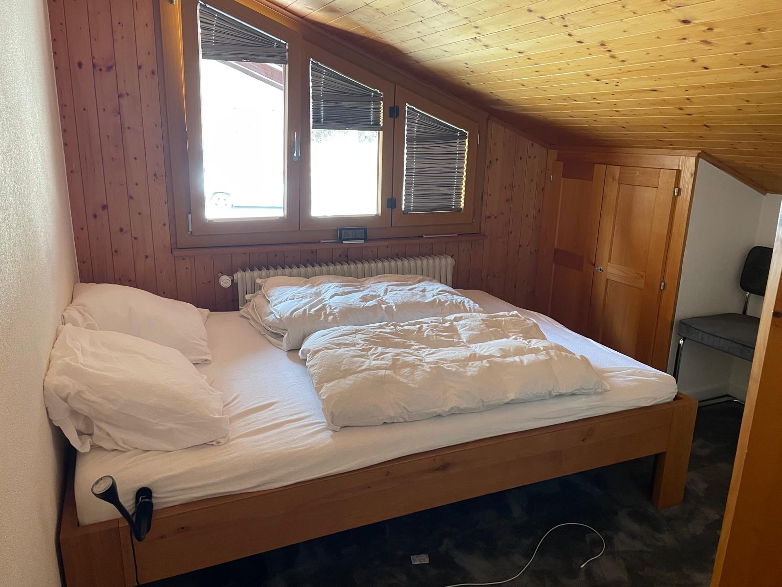 Slaapkamer met tweepersoonsbed